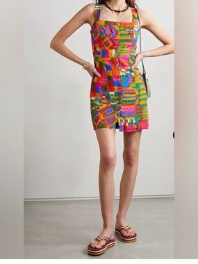 FARM Rio Multicolor Geometric Mini Dress